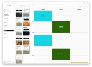Live stage scheduling