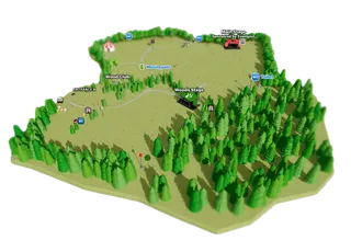 Publish a live interactive 3D festival map