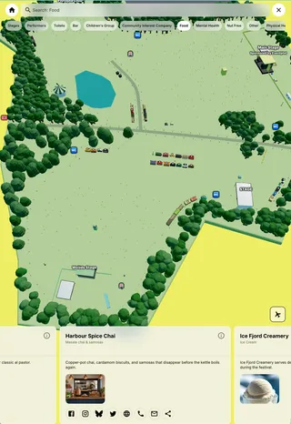 Publish a live event website
