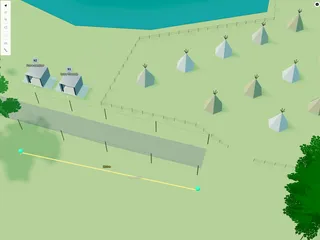 Measure distances on your event map