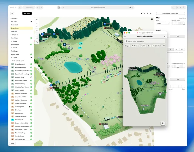 What’s new: draft vs published — and preview the visitor map
